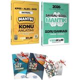 Kpss Ags Ales Dgs Sayısal-Sözel Mantık Soru Bankası ve Konu Anlatımı Seti 9999B1178 Yediiklim Yayınları