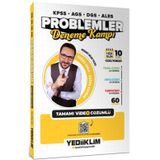 KPSS AGS DGS ALES Problemler Tamamı Video Çözümlü Deneme Kampı Yediiklim Yayınları