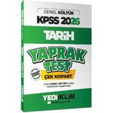 Kpss - Ags Genel Kültür Tarih Çek Kopart Yaprak Test 2026