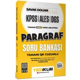 KPSS ALES DGS Savaş Doğan Serisi Paragraf Tamamı Video Konu Anlatımlı ve Tamamı QR Çözümlü Soru Bankası Yediiklim Yayınları