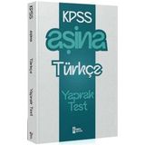 KPSS Aşina Türkçe Yaprak Test