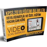 KPSS Eğitim Bilimleri Rehberlik ve Özel Eğitim Video Ders Notları 2021-Benim Hocam Yayınları