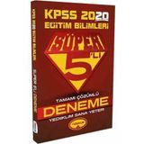 KPSS Eğitim Bilimleri Tamamı Çözümlü Süper 5'li Deneme Yediiklim Yayınları