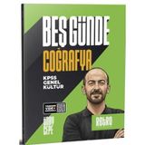 KPSS Genel Kültür Beş Günde Coğrafya Kamp Kitabı