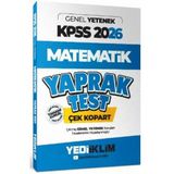 Kpss Genel Yetenek Matematik Çek Kopart Yaprak Test 2026