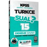 Kpss Genel Yetenek Sual Türkçe Tamamı Video Çözümlü 15 Deneme Yediiklim Yayınları