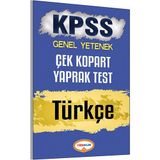 KPSS Genel Yetenek Türkçe Çek Kopart Yaprak Test 2017 - kollektif
