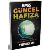 KPSS Güncel Hafıza Genel Kültür Güncel Olaylar 30 Deneme Çözümlü - Yediiklim Yayınları
