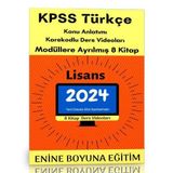 Kpss Lisans Enine Boyuna Türkçe Modüler Kitap Seti - Enine Boyuna Eğitim