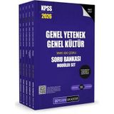 Kpss Lisans Gy Gk Soru Bankası Set - (6 Kitap) 2026