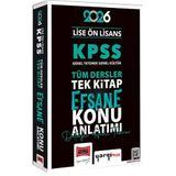 Kpss Lise Ön Lisans Gk-Gy Tüm Dersler Tek Kitap Efsane Konu Anlatımı
