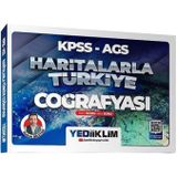 KPSS MEB-AGS Haritalarla Türkiye Coğrafyası Hem Konu Hem Soru - Hakan Bileyen Yediiklim Yayınları