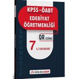 KPSS ÖABT Edebiyat Öğretmenliği Lokomotif Serisi QR Çözümlü 7'li Deneme Akademi