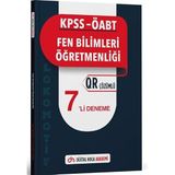 KPSS ÖABT Fen Bilimleri Öğretmenliği Lokomotif Serisi QR Çözümlü 7'li Deneme Akademi
