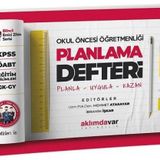 Kpss Öabt Okul Öncesi Öğretmenliği Planlama Defteri Aklımdavar Yayıncılık