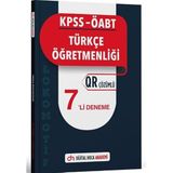 KPSS ÖABT Türkçe Öğretmenliği Lokomotif Serisi QR Çözümlü 7'li Deneme Akademi