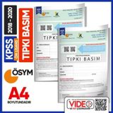 Kpss Ön Lisans 2018-2020 Ösym Çıkmış Soru Tıpkı Basım Türkiye Geneli D Çözümlü Deneme Kitapçık Seti
