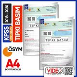 Kpss Ön Lisans 2018-2020 Ösym Tıpkı Basım Çıkmış Soru 2 Kitapçık Seti Video/pdf Çözümlü Türkiye G.