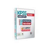 Kpss Önlisans-Ortaöğretim Matematik Kara Kutusu Tek Kitap Ösym Çıkmış Soru Bankası Dijital Çözümlü