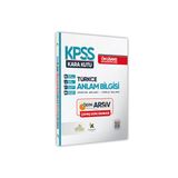 KPSS Önlisans-Ortaöğretim Türkçenin Kara Kutusu ANLAM BİLGİSİ Çıkmış Soru Bankası Dijital Çözümlü
