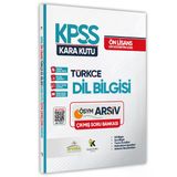 Kpss Önlisans-Ortaöğretim Türkçenin Kara Kutusu Dil Bilgisi Ösym Çıkmış Soru Bankası Dijital Çözüm