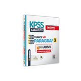 KPSS Önlisans-Ortaöğretim Türkçenin Kara Kutusu VİP PARAGRAF 3 ÖSYM Çıkmış Soru Bankası Çözümlü