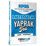 Kpss Ortaöğretim Önlisans Matematik Yaprak Test 2026