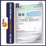 KPSS Ortaöğretim/Lise ÖSYM Tıpkı Basım Çıkmış Soru Kitapçığı (Video Çözümlü Türkiye Geneli)