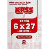 KPSS Tarih 6x27 Deneme