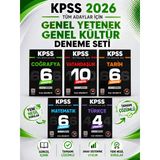 Kpss Tüm Adaylar İçin Tarih, Coğrafya, Vatandaşık, Türkçe, Matematik Deneme Tamamı Çözümlü Evp Akademi