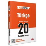 KPSS Türkçe 20 Deneme Sınavı Karekod Çözümlü - Data Yayınları