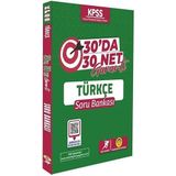 KPSS Türkçe 30'da 30 Net Garanti Soru Bankası