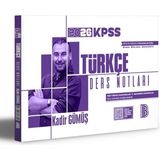 Kpss Türkçe Video Ders Notları Benim Hocam Yayınları Kadir Gümüş - Standart