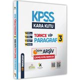Kpss Türkçenin Kara Kutusu Ösym Vip Paragraf 3 Konu Özetli Çözümlü Çıkmış Soru Arşivi Bankası