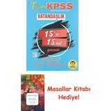 Kpss Vatandaşlık 15' Te 15 Net Soru Bankası + Masallar Kitabı - Hayır
