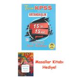 Kpss Vatandaşlık 15' Te 15 Net Soru Bankası + Masallar Kitabı