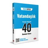 KPSS Vatandaşlık 40 Deneme Sınavı Data Yayınları