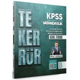 Kpss Vatandaşlık Tekerrür Genel Tekrar Kitabı Benim Hocam