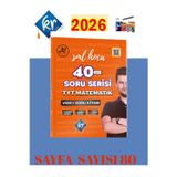 Kr Akademi 2025-2026 Müfredat Sml Hoca Tyt Matematik 40 Soru Serisi Video Soru Kitabı