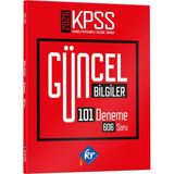 Kr Akademi Yayınları 2026 KPSS Güncel Bilgiler 101 Deneme 606 Soru Mesleki Hazırlık Kitap