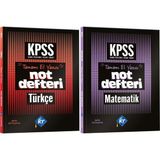 Kr Akademi Yayınları 2026 Lise Ön Lisans Kpss Genel Yetenek Türkçe - Matematik Not Defteri 2'li Set