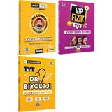 Kr Akademi Yayınları TYT Mert Hoca Matematik - Vip Fizik - Dr Biyoloji Defteri Seti 3 Kitap 2023