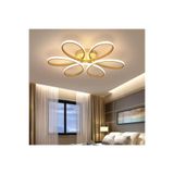 KR Avize Dünyası Papatya Gold Beyaz Led Plafonyer Modern Avize f524fdt148wr3