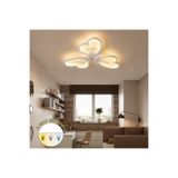 kra avize Heart Plafonyer Lüks Modern 3'lü 3 Renk Ledli Avize