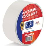 Kraf 10 Adet 50 mm x 5 Metre Çift Taraflı Köpük Bant