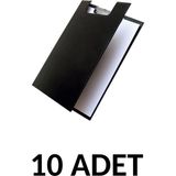 Kraf 10 Adet A4 Kapaklı Sekreterlik Dosyası Siyah