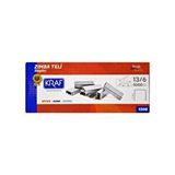 Kraf 13/6 Zımba Teli 5000li 1306 Gümüş