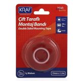 Kraf 19x1.5 m 2530 gr Çift TaraflıI İç Mekan Montaj Bandı