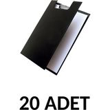 Kraf 20 Adet A4 Kapaklı Sekreterlik Dosyası Siyah