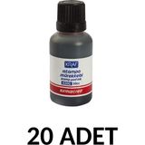 Kraf 20 Adet Istampa Mürekkebi 30 cc Kaşe Mürekkebi Kırmızı